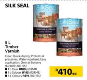 Silk Seal 5L Timber Varnish-Each