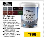 Fired Earth 20L Extreme Roof Acrylic