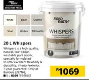 Fired Earth Whispers-20Ltr