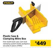 Stanley Plastic Saw & Clamping Mitre Box