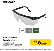 Evrigard Anti Scratch Spectacles-Per Pair