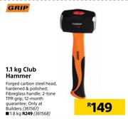 Grip 1.1kg Club Hammer