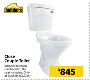 Builders Close Couple Toilet
