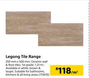Legong Tile Range-250mm x 500mm Per Sqm