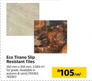 Eco Tirano Slip Resistant Tiles-350mm x 350mm Per Sqm
