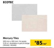 Ecotec Mercury Tiles-200mm x 300mm Per Sqm