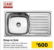 CAM Drop-In Sink