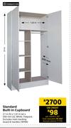 Home & Kitchen Standard Built In Cupboard-2.1m (h) x 1.22m (w) x 500mm (d)