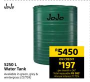JoJo 5250L Water Tank