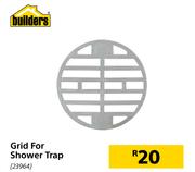 Builders Grid For Shower Trap