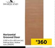 Swartland Horizontal Grooved Door-2032m (h) x 813mm (w)