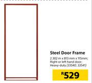 Steel Door Frame-2302m x 813mm x 115mm
