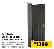 Left Hand Open In Combi Steel Door Frame-2032m x 813mm x 115mm