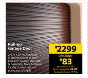 Roll-Up Garage Door 2.4m x 2.1m