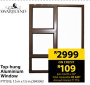 Swartland Top-Hung Aluminium Window PTT1515
