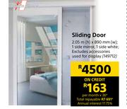 Slide n Space Sliding Door 2.05m x 890mm 149712