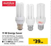 Eurolux 15W Energy Saver-Each
