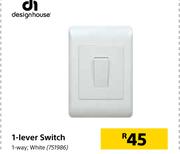 Design House 1 Lever Switch
