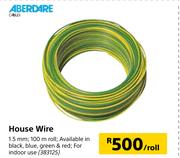 Aberdare House Wire 1.5mm; 100m Roll-Per Roll