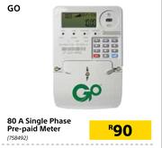 Go 80A Single Phase Pre Paid Meter