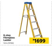 6 Step Fibreglass Ladder 1.8m