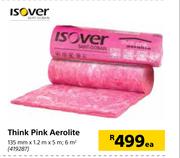 Isover Think Pink Aerolite-135mm x 1.2m x 5m Each