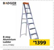 Badger 8 Step Aluminium Ladder 2.4m