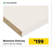 PG Bison Melamine Shelving-1.83m x 610mm