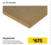 Supawood-2.75m (l) x 1.83 (w) x 16mm (d)