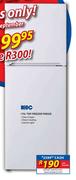 KIC 170Ltr Top Freezer Fridge
