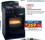 Defy 4 Plate Kitchenmaster Stove