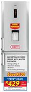 Defy 363Ltr Metallic Combi Fridge With Water Dispenser
