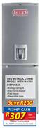 Defy 345Ltr Metallic Combi Fridge with Water Dispenser