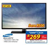 Samsung 32"(80cm) LED TV 