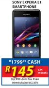 Sony Xperia E1 Smartphone..