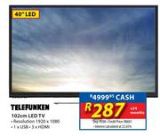 Telefunken 40"(102cm) LED TV