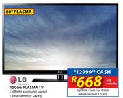 LG 60"(150cm) Plasma TV