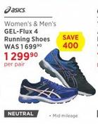 Asics Women's & Men's GEL-Flux 4 Running Shoes-Per Pair