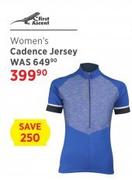 First Ascent Women's Cadence Jersey