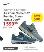 Nike Women's & Men's Air Zoom Vomero 12 Running Shoes-Per Pair