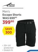 First Ascent Men's Escape Shorts