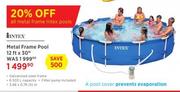 Intex Metal Frame Pool 12 Ft x 30"