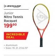 Dunlop Junior Nitro Tennis Racquet
