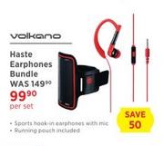 Volkano Haste Earphones Bundle