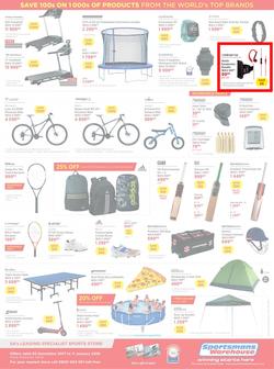 Sportsmans Warehouse : Annual Yellow Ticket Sale (30 Dec 2017 - 11 Jan 2018), page 2