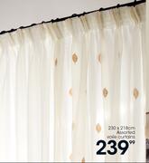 Assorted Voile Curtains 230 x 218cm-Each