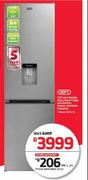 Defy 300Ltr Metallic Gloss Finish Fridge With Bottom Freezer And Water Dispenser DAC419