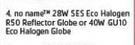 No Name 28W SES Eco Halogen R50 Reflector Globe Or 40W GU10 Eco Halogen Globe-For Any 5