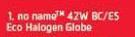 No Name 42W BC/ES Eco Halogen Globe-For Any 5