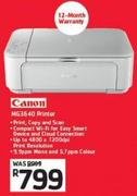 Canon MG3640 Printer